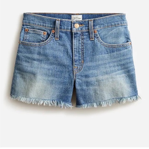 J Crew Mid-Rise denim shorts - Picture 2 of 7